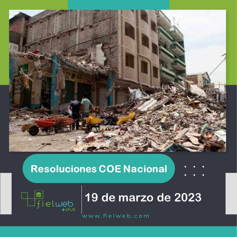 RESOLUCIONES COE NACIONAL 19 DE MARZO DE 2023