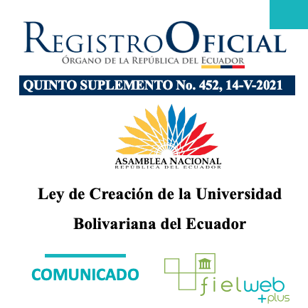Ley de Creación de la Universidad Bolivariana del Ecuador