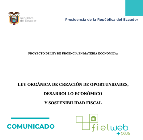 Proyecto de Ley Orgánica de Creación de Oportunidades, Desarrollo Económico y Sostenibilidad Fiscal