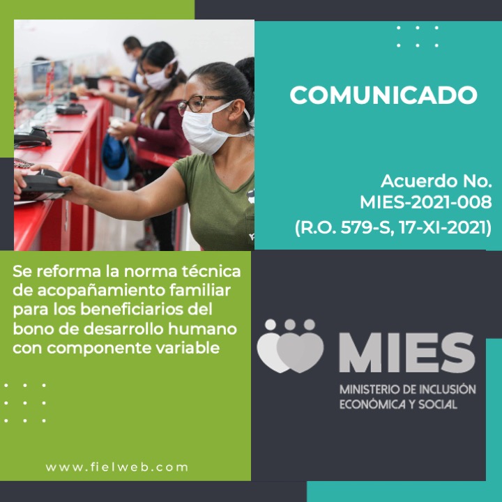 Acuerdo No. MIES-2021-008