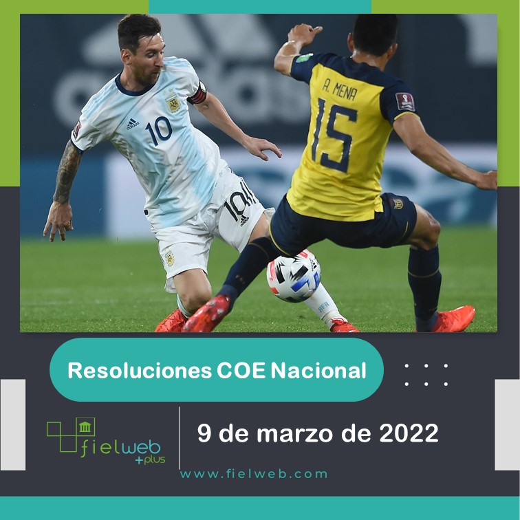 RESOLUCIONES COE NACIONAL 9 DE MARZO DE 2022