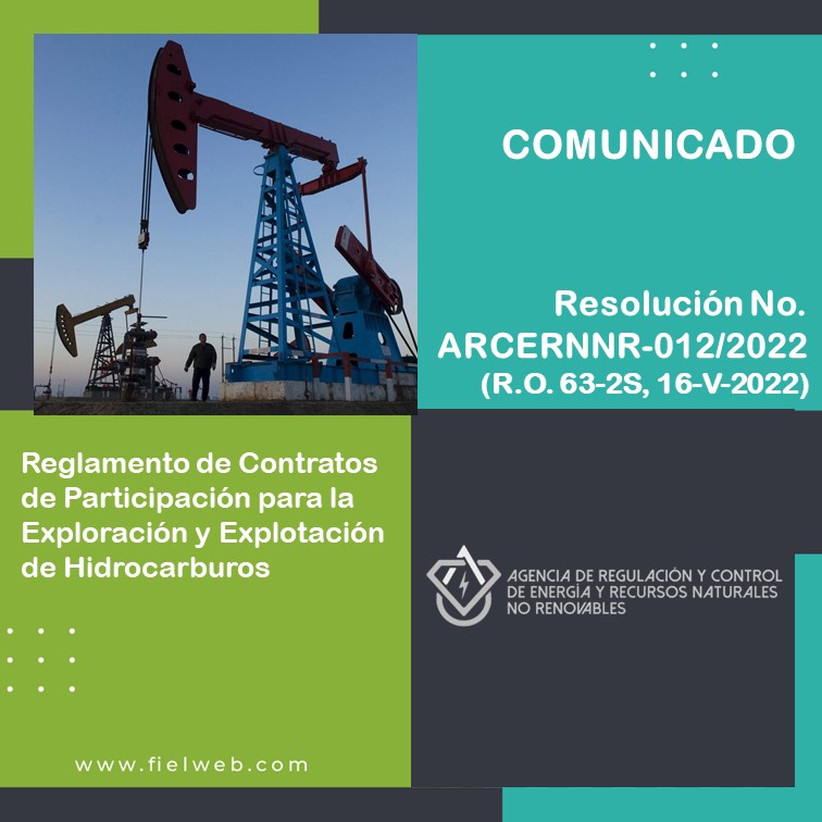 Reglamento de los Contratos de Participación para la Exploración y Explotación de Hidrocarburos