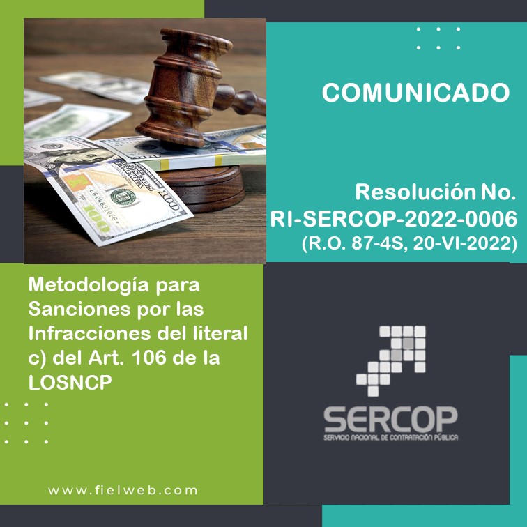 Resolución No. RI-SERCOP-2022-0006