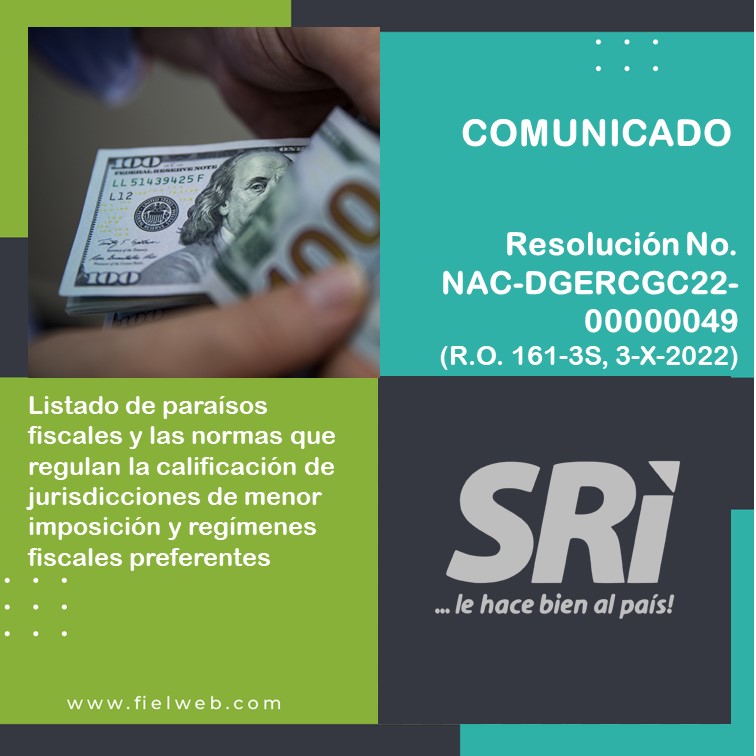 Resolución No. NAC-DGERCGC22-00000049