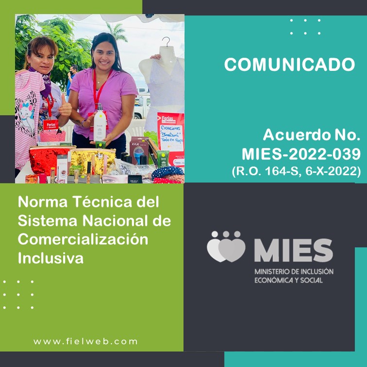 Acuerdo No. MIES-2022-039