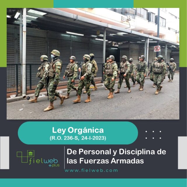 Ley Orgánica de Personal y Disciplina de las Fuerzas Armadas – Boletín ...