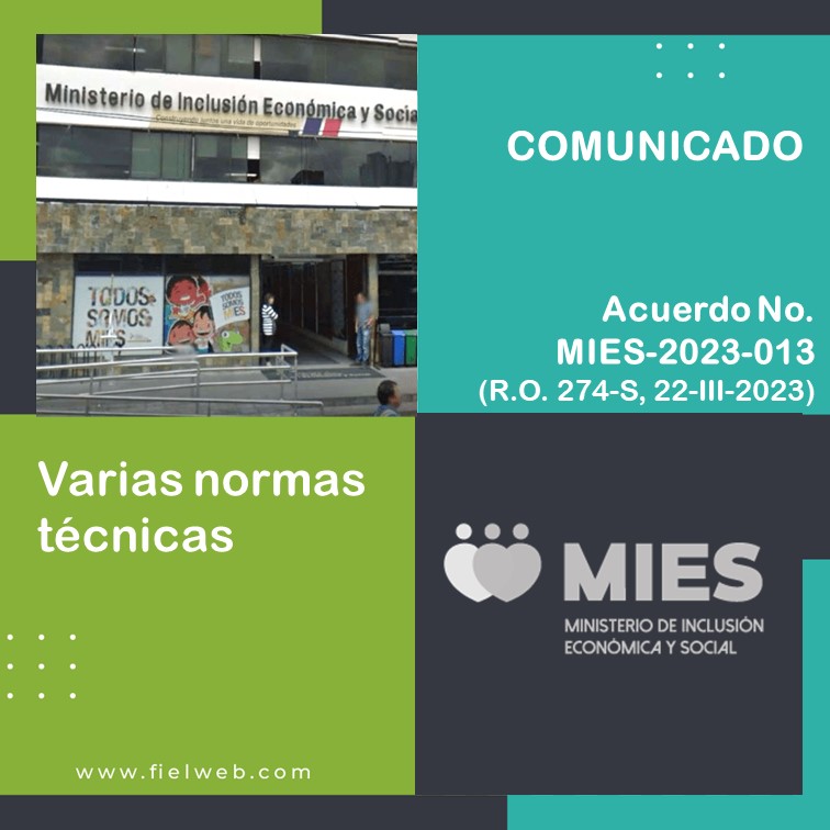 Acuerdo No. MIES-2023-013